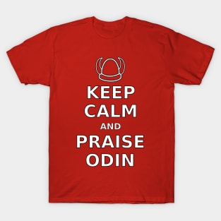 Keep Calm Praise Odin T-Shirt